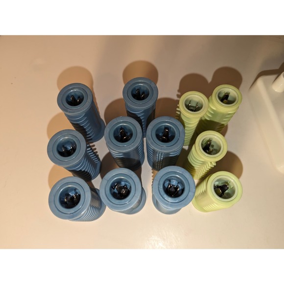 Conair Instant Heat 12 Roller W/ Clips Travel Set #HS28R Waves And Curls Tested - Picture 8 of 12